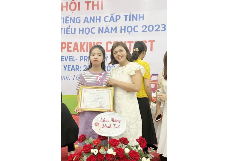 Chị Xuân - PH em Minh Tuệ và Minh Tạo 